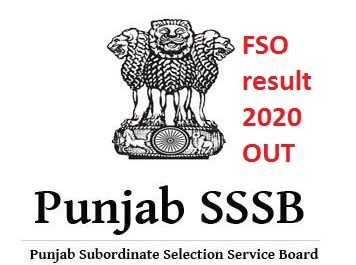 PSSSB FSO result 2020